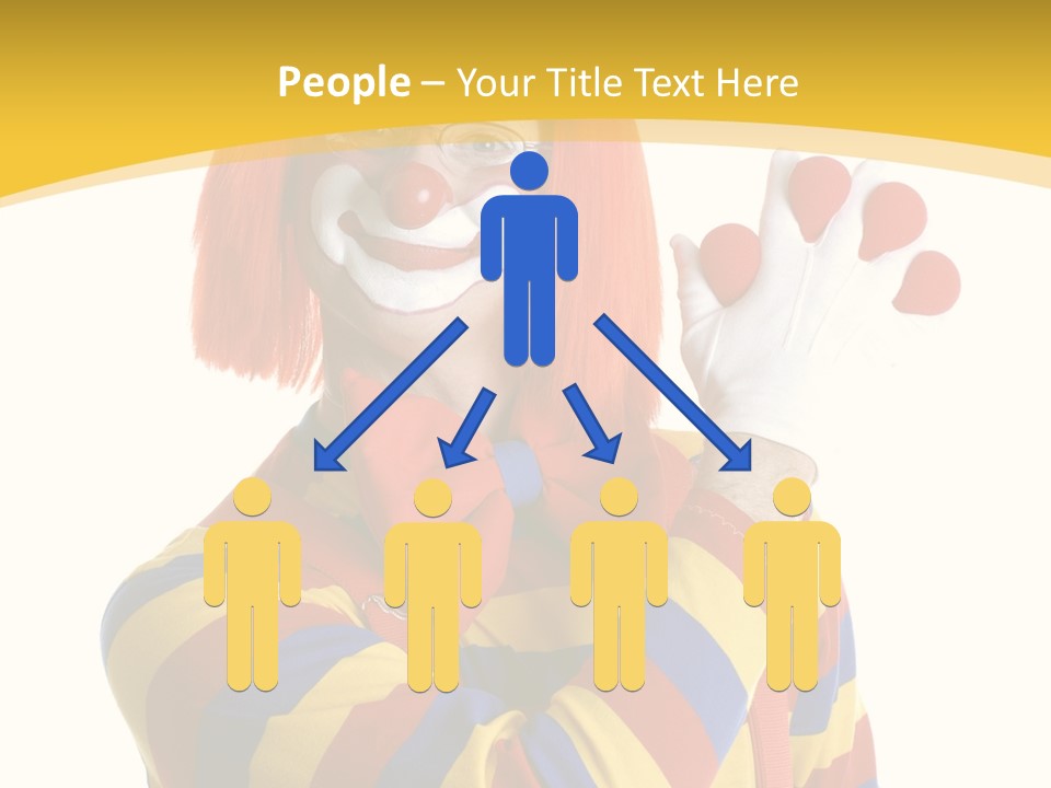 Man Hat Balls PowerPoint Template