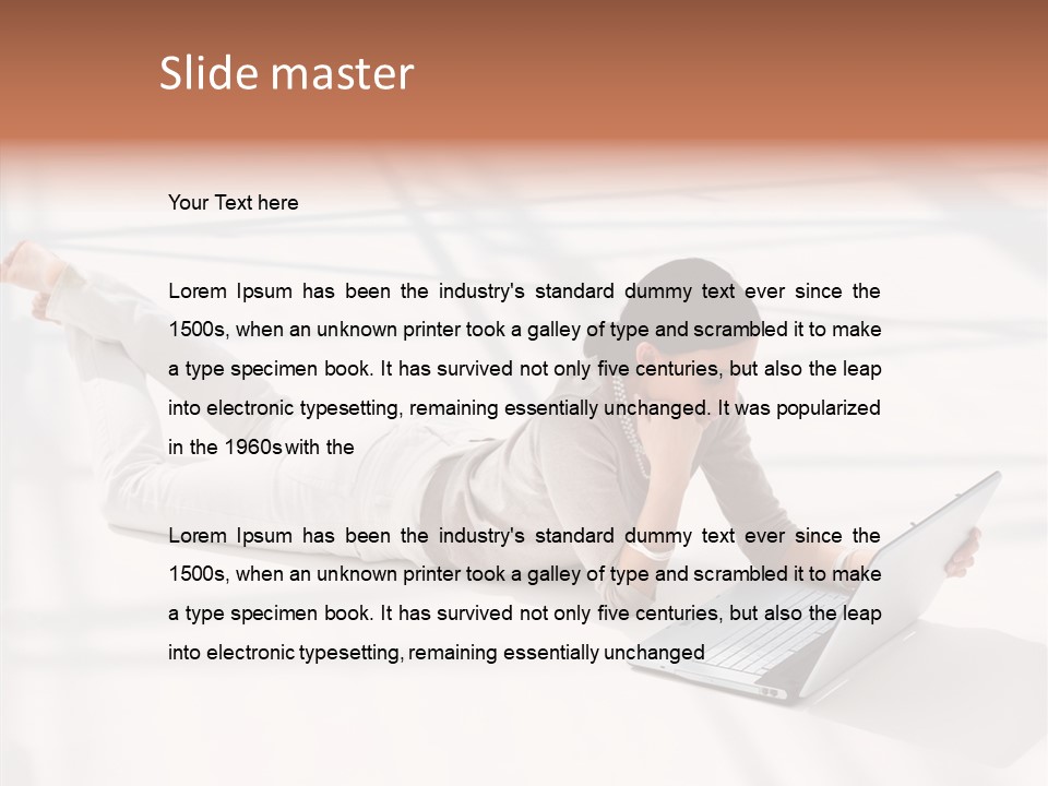 Meeting People Humorou PowerPoint Template