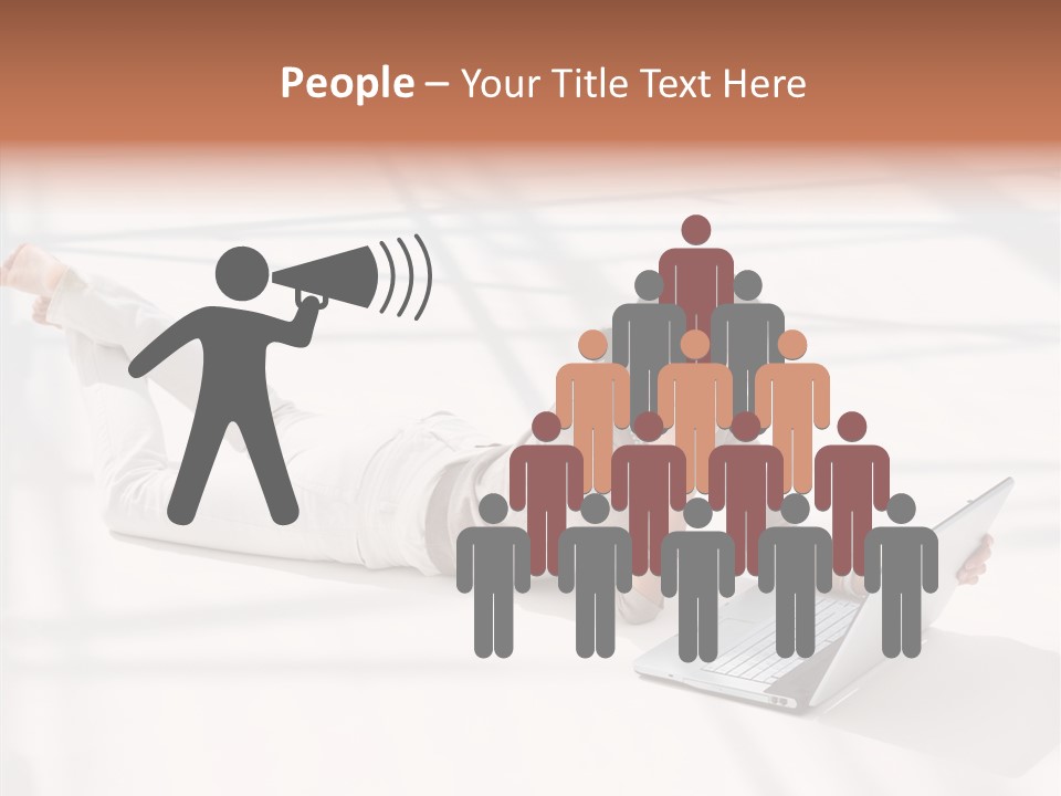 Meeting People Humorou PowerPoint Template