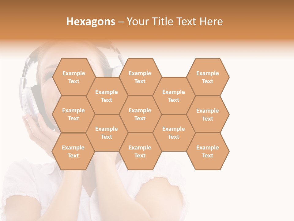 Beautiful Female Eyeshadow PowerPoint Template