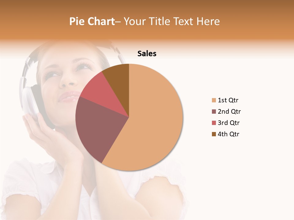 Beautiful Female Eyeshadow PowerPoint Template