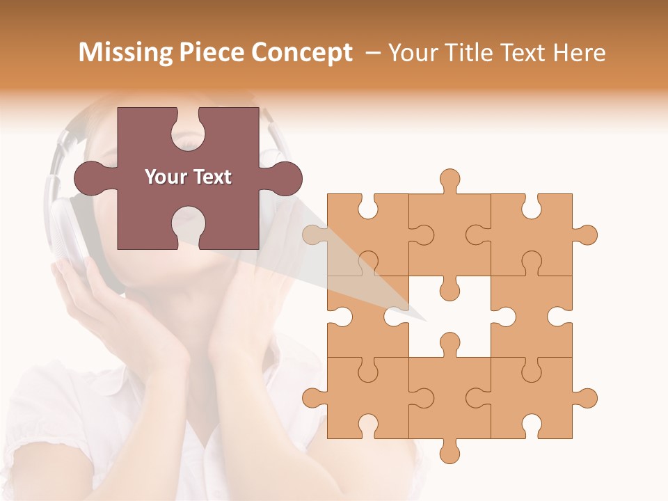 Beautiful Female Eyeshadow PowerPoint Template