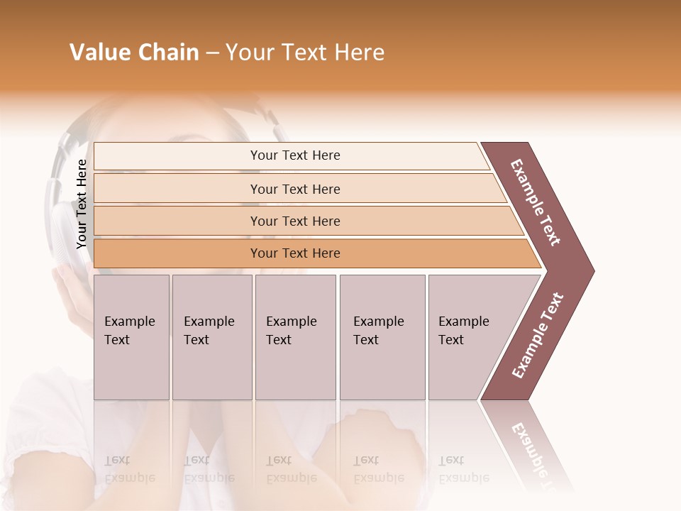 Beautiful Female Eyeshadow PowerPoint Template