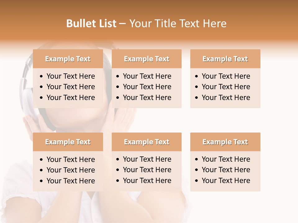 Beautiful Female Eyeshadow PowerPoint Template