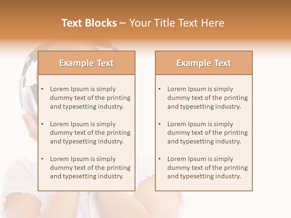 Beautiful Female Eyeshadow PowerPoint Template