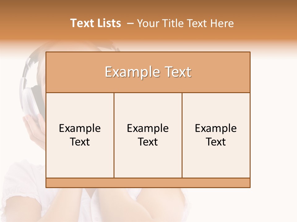 Beautiful Female Eyeshadow PowerPoint Template