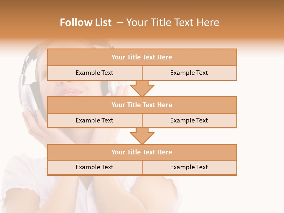 Beautiful Female Eyeshadow PowerPoint Template