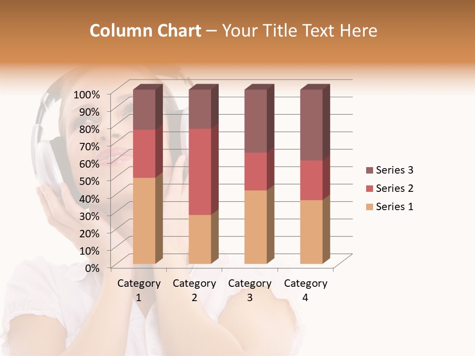 Beautiful Female Eyeshadow PowerPoint Template