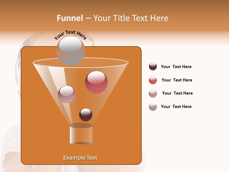 Beautiful Female Eyeshadow PowerPoint Template