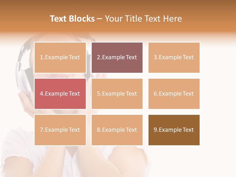 Beautiful Female Eyeshadow PowerPoint Template