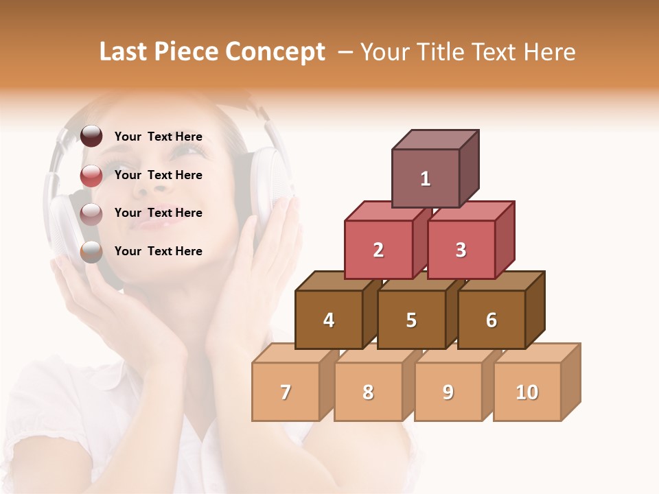 Beautiful Female Eyeshadow PowerPoint Template