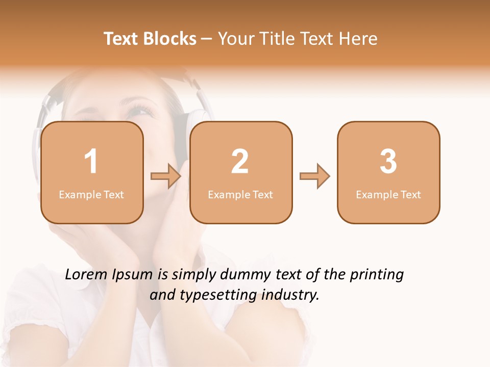 Beautiful Female Eyeshadow PowerPoint Template