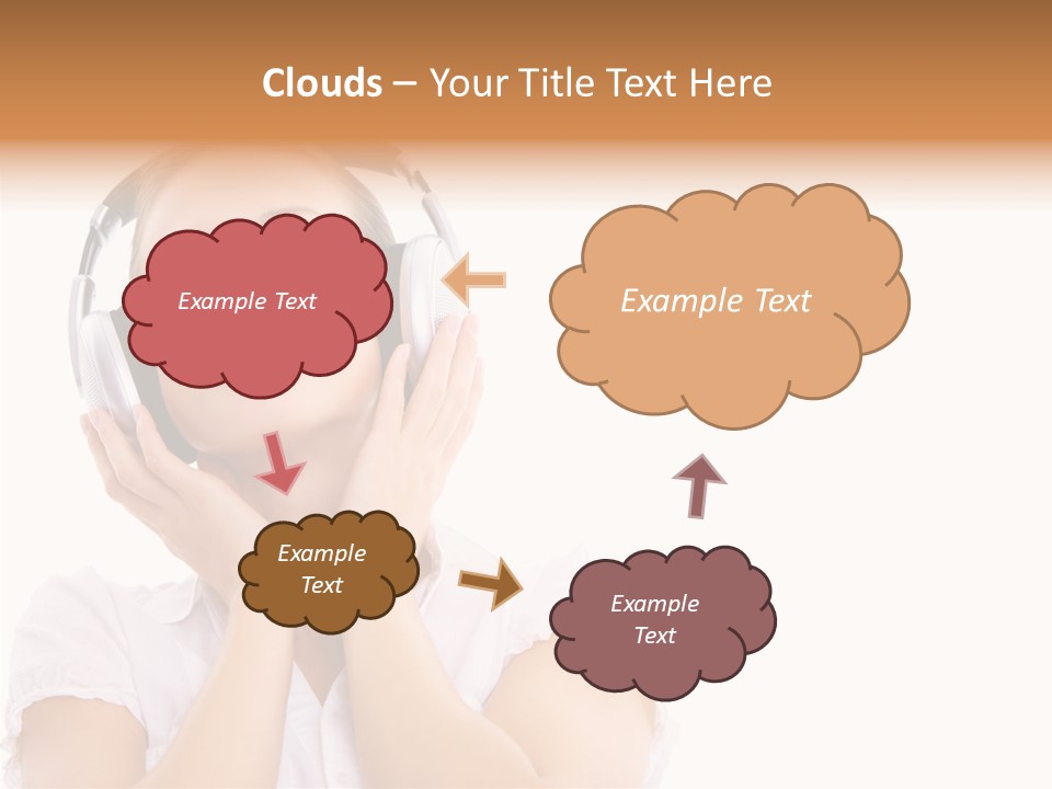 Beautiful Female Eyeshadow PowerPoint Template