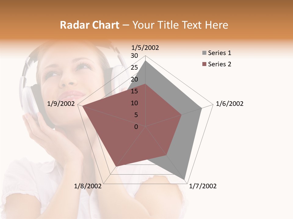 Beautiful Female Eyeshadow PowerPoint Template