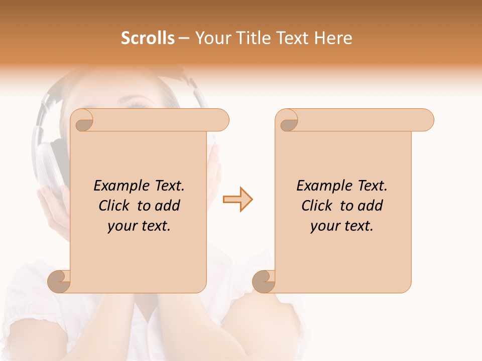 Beautiful Female Eyeshadow PowerPoint Template