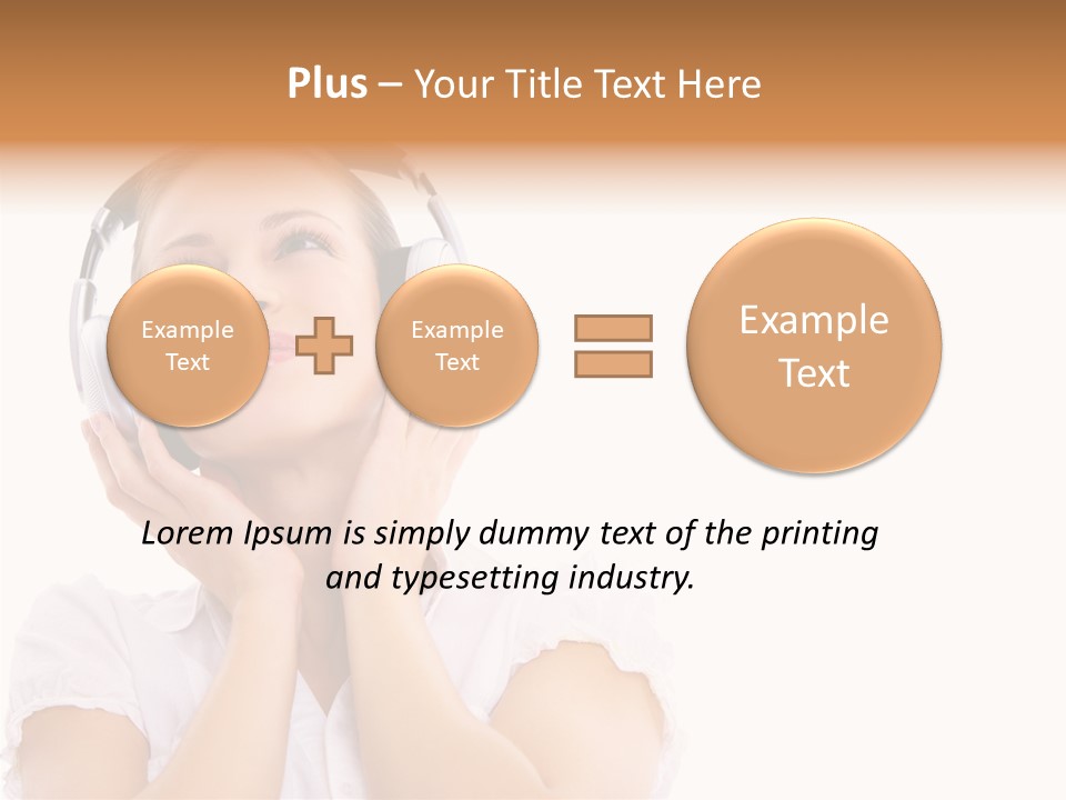 Beautiful Female Eyeshadow PowerPoint Template