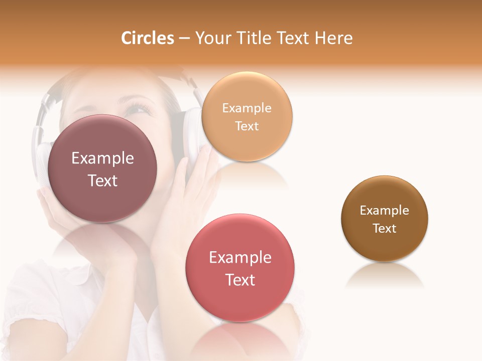 Beautiful Female Eyeshadow PowerPoint Template