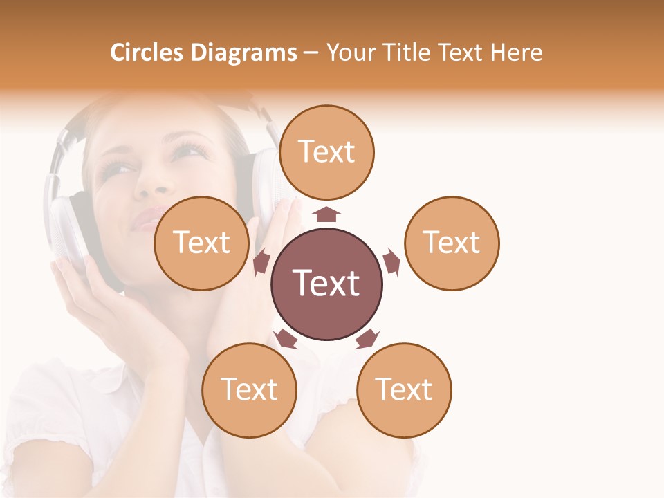 Beautiful Female Eyeshadow PowerPoint Template