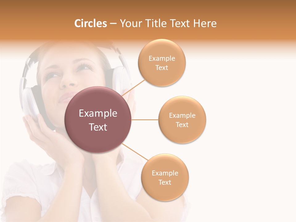 Beautiful Female Eyeshadow PowerPoint Template