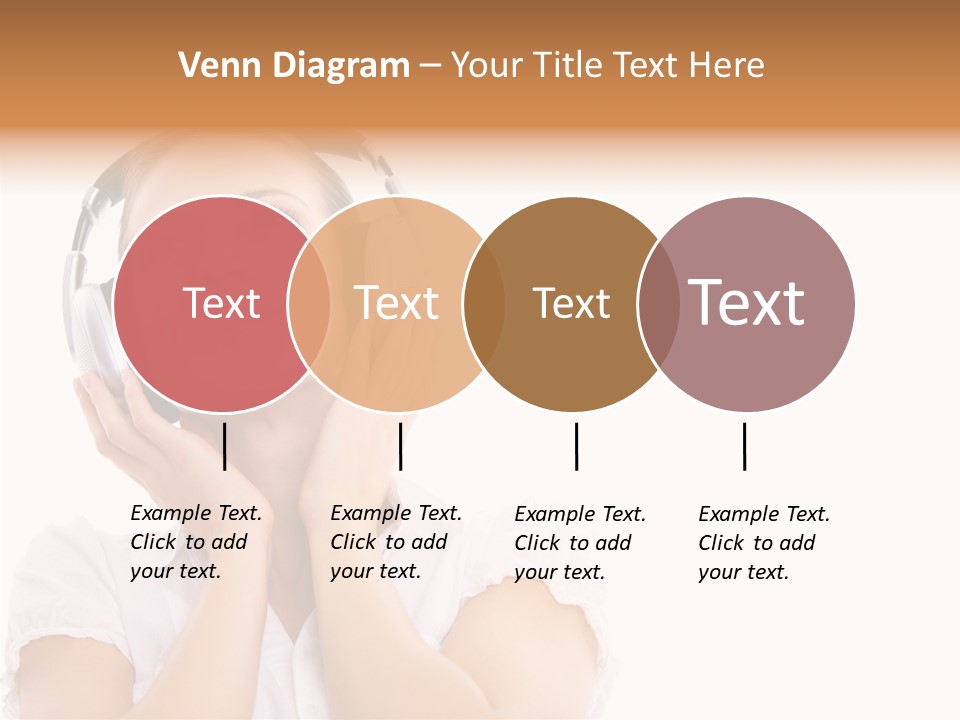 Beautiful Female Eyeshadow PowerPoint Template