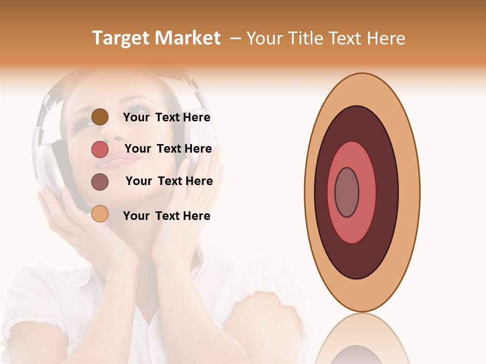 Beautiful Female Eyeshadow PowerPoint Template