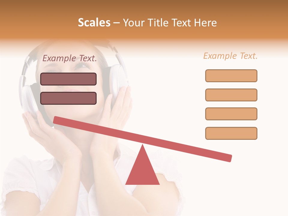 Beautiful Female Eyeshadow PowerPoint Template