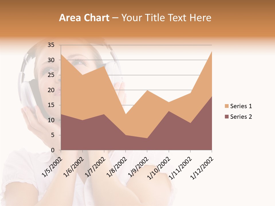 Beautiful Female Eyeshadow PowerPoint Template