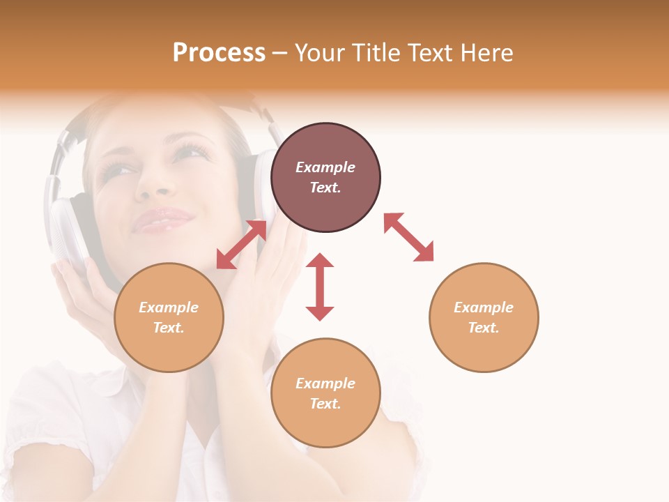 Beautiful Female Eyeshadow PowerPoint Template