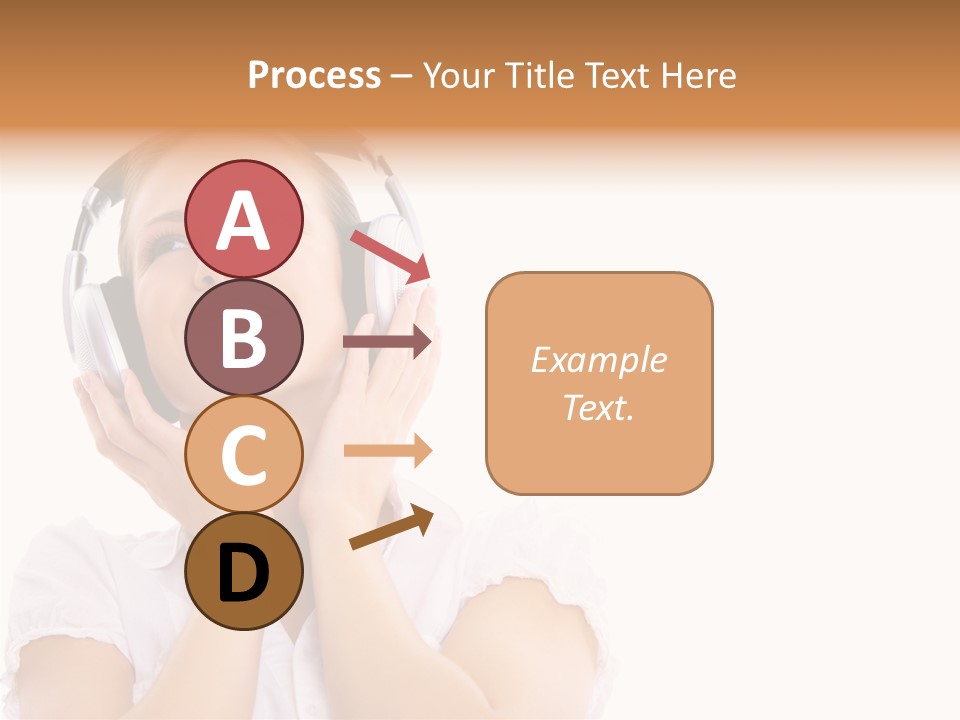 Beautiful Female Eyeshadow PowerPoint Template