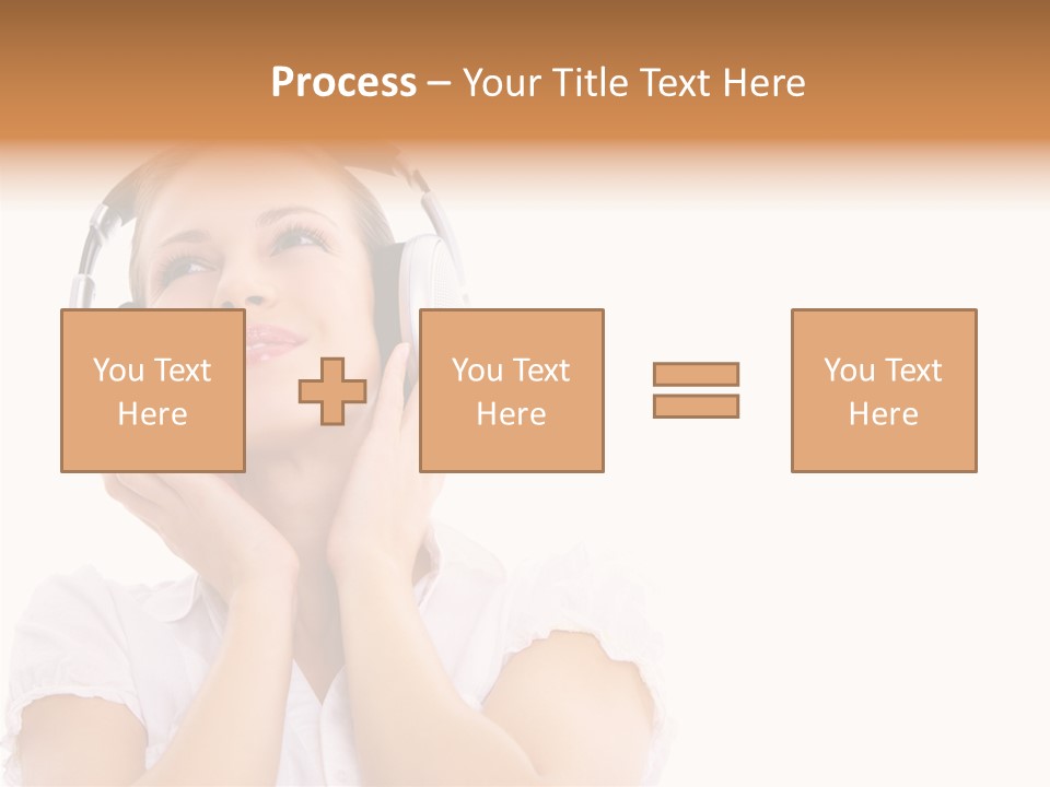 Beautiful Female Eyeshadow PowerPoint Template