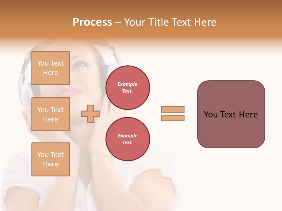 Beautiful Female Eyeshadow PowerPoint Template