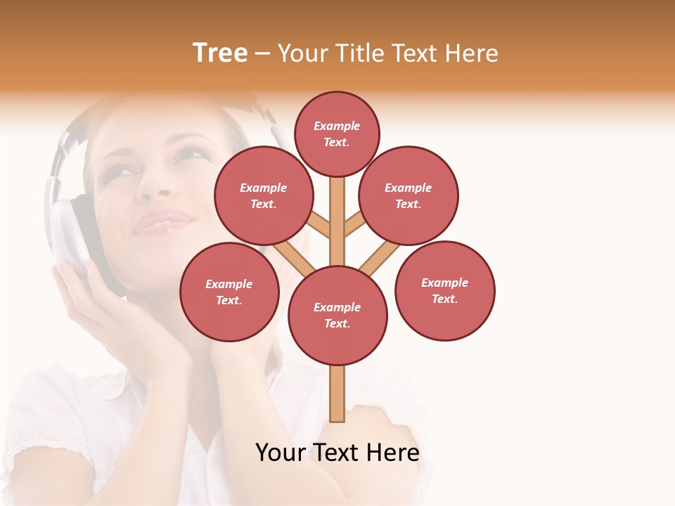 Beautiful Female Eyeshadow PowerPoint Template