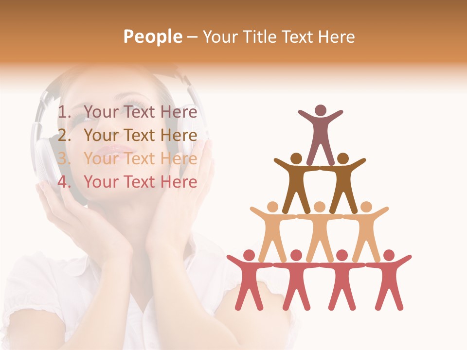 Beautiful Female Eyeshadow PowerPoint Template