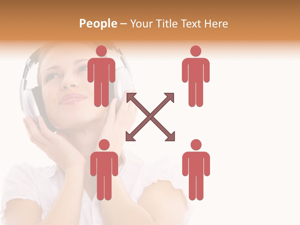 Beautiful Female Eyeshadow PowerPoint Template