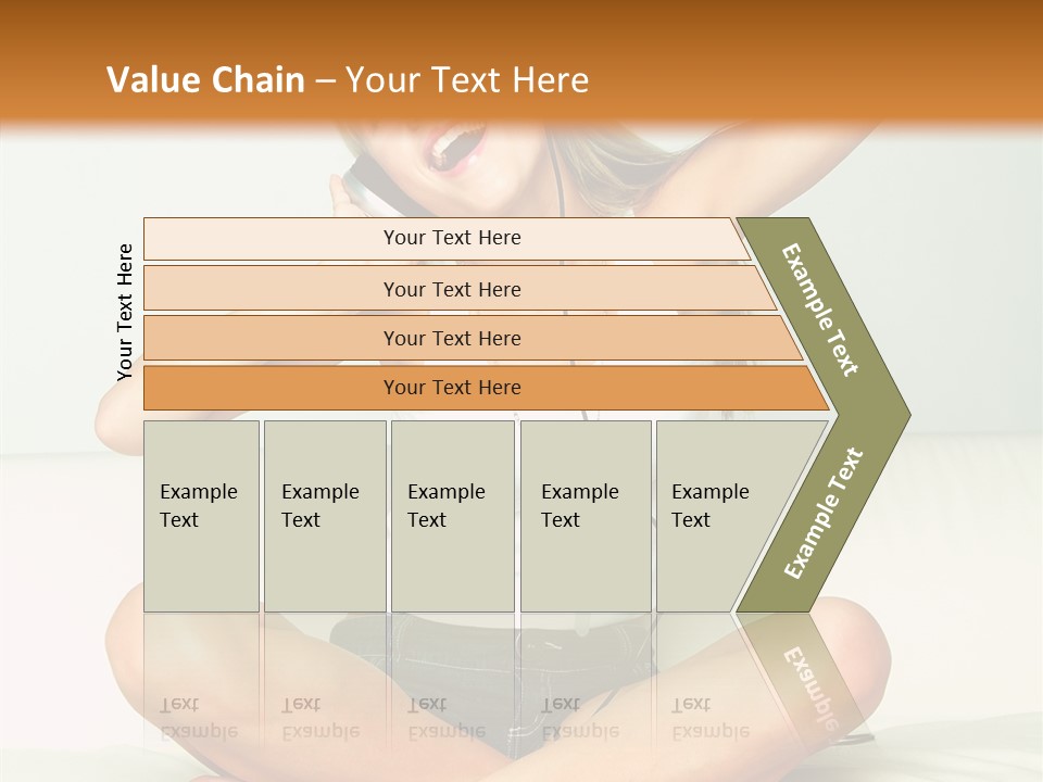 Young Enjoy Happy PowerPoint Template