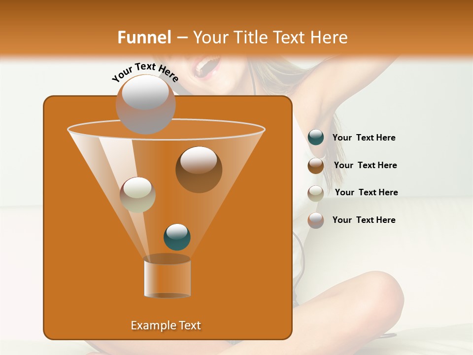 Young Enjoy Happy PowerPoint Template