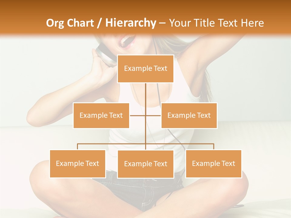 Young Enjoy Happy PowerPoint Template