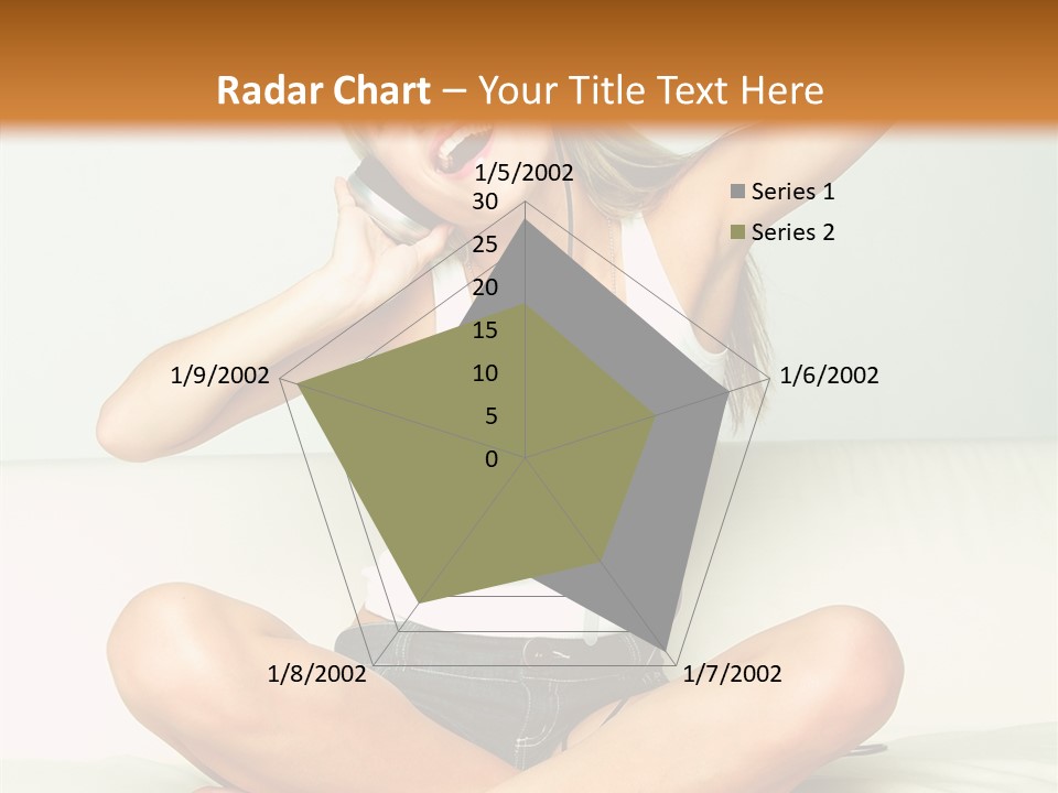 Young Enjoy Happy PowerPoint Template