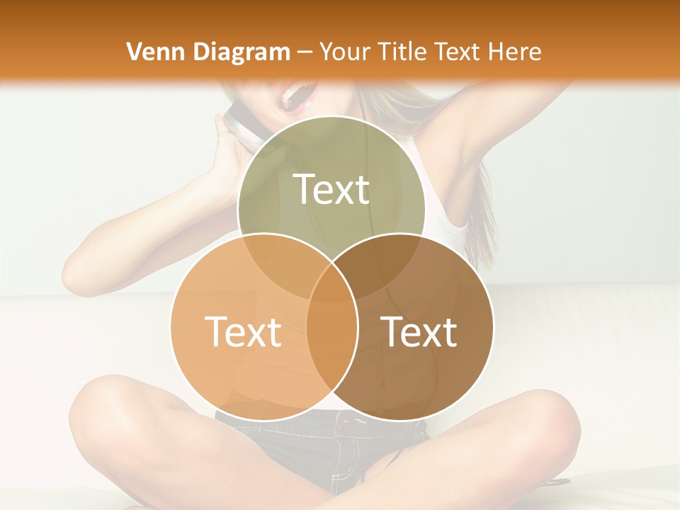 Young Enjoy Happy PowerPoint Template