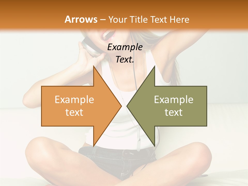 Young Enjoy Happy PowerPoint Template