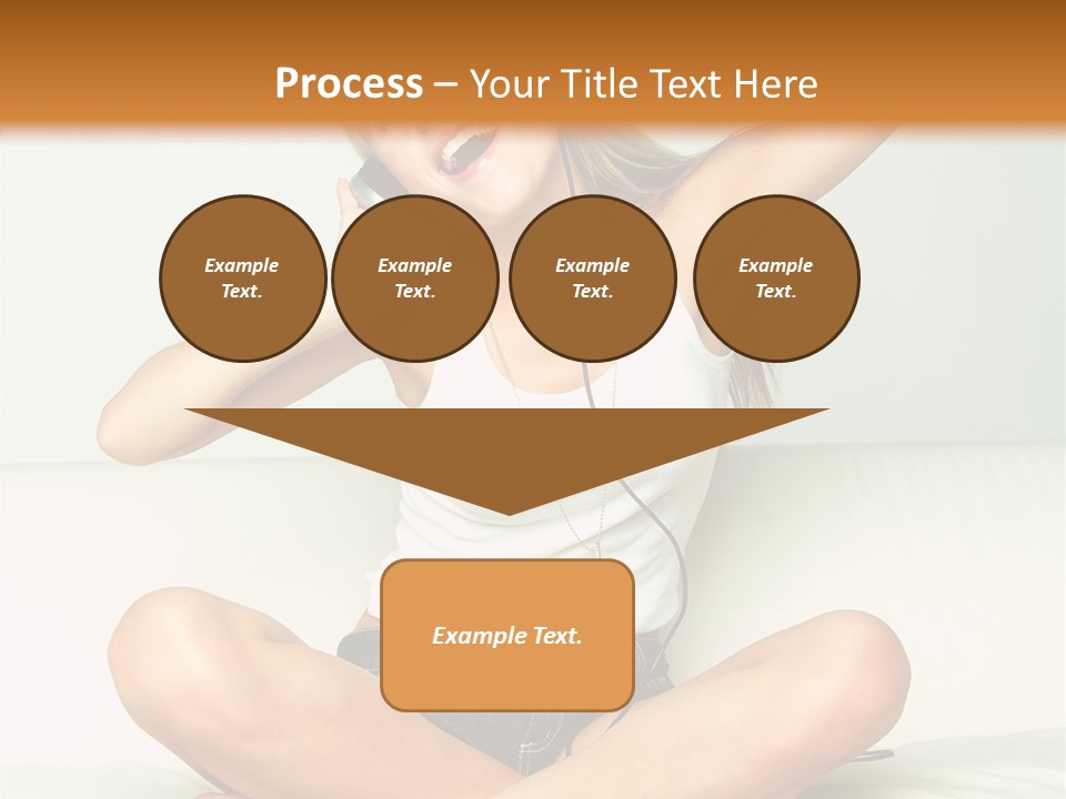 Young Enjoy Happy PowerPoint Template