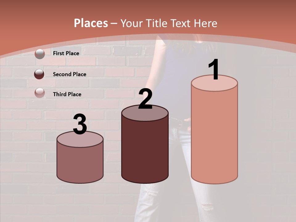 Depressed Wood Stand PowerPoint Template
