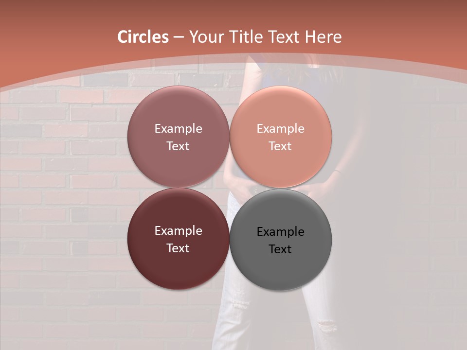 Depressed Wood Stand PowerPoint Template