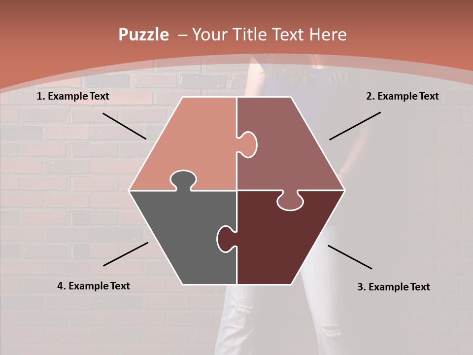 Depressed Wood Stand PowerPoint Template
