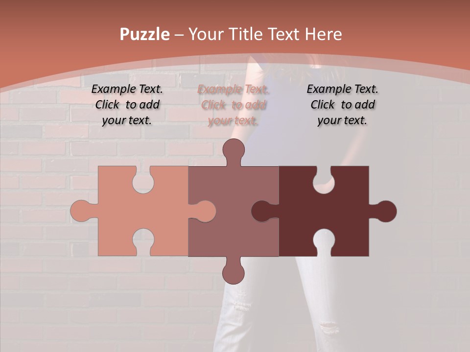 Depressed Wood Stand PowerPoint Template