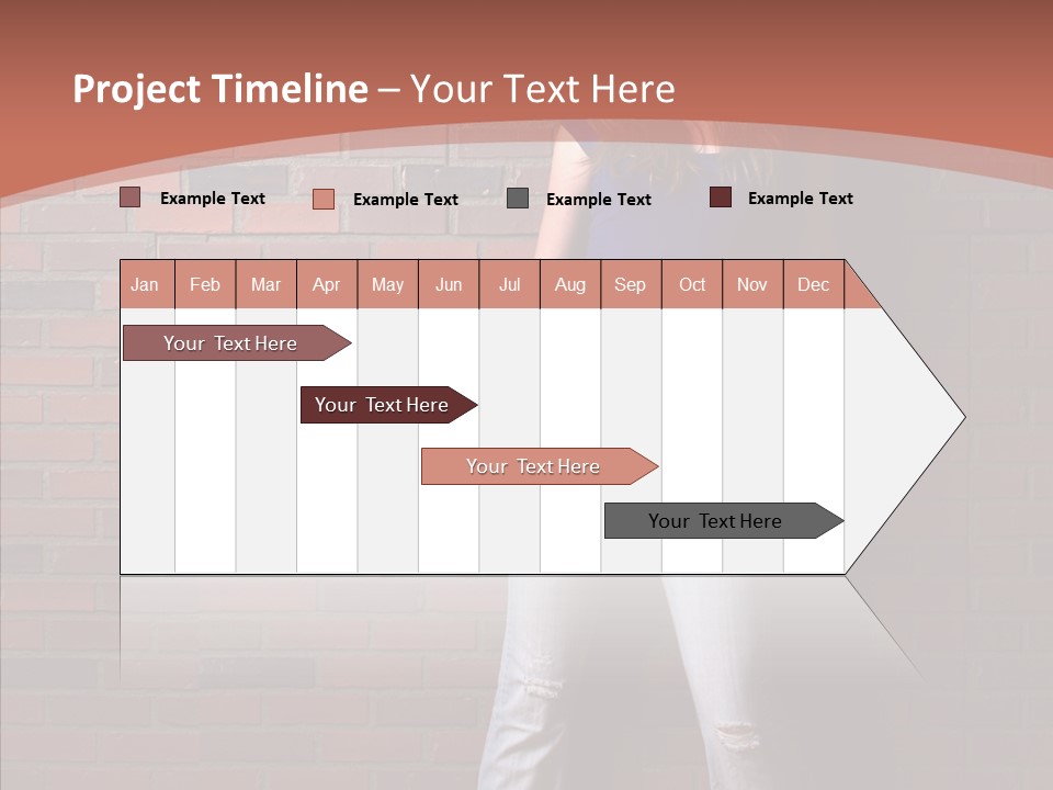 Depressed Wood Stand PowerPoint Template