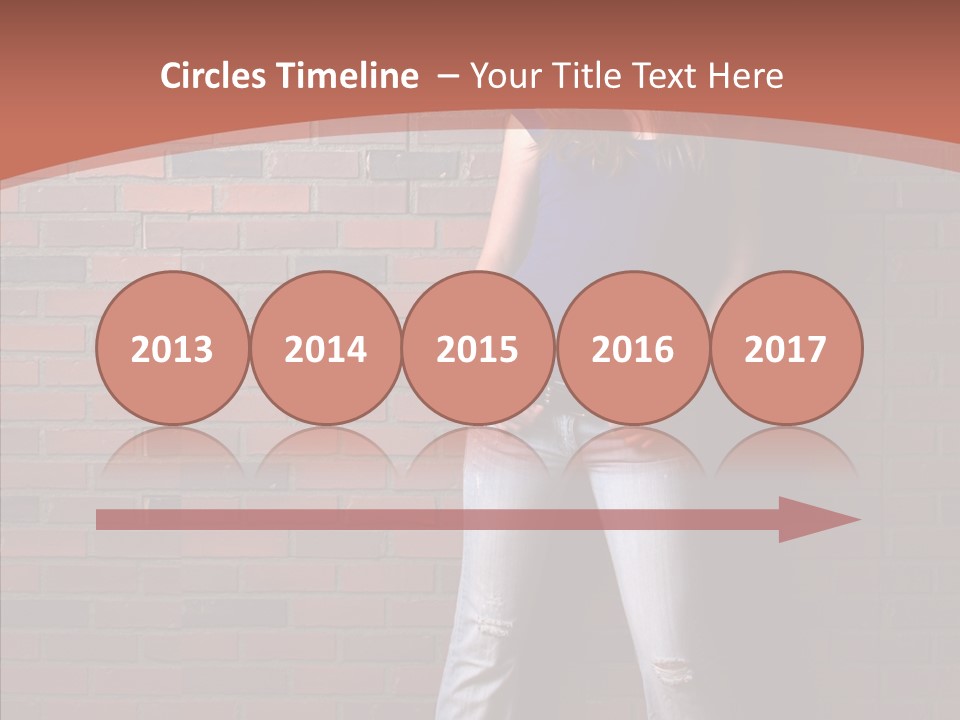 Depressed Wood Stand PowerPoint Template