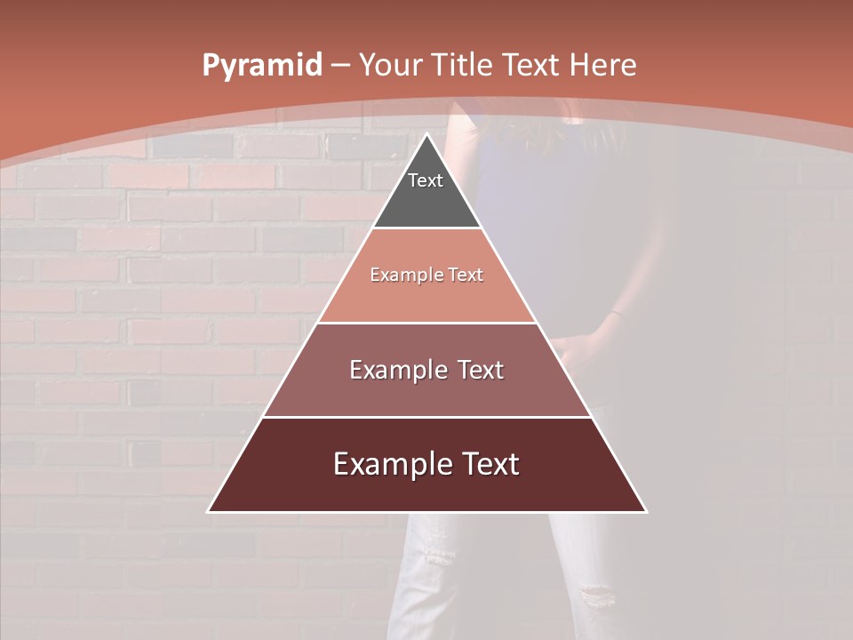 Depressed Wood Stand PowerPoint Template