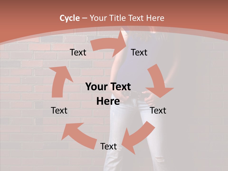Depressed Wood Stand PowerPoint Template