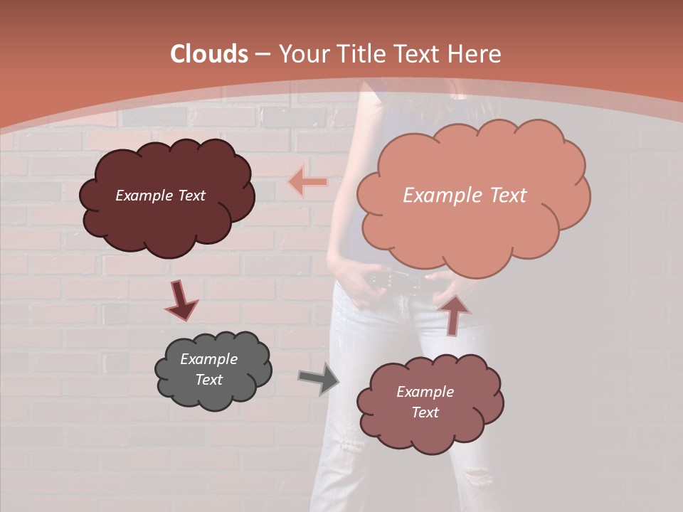 Depressed Wood Stand PowerPoint Template
